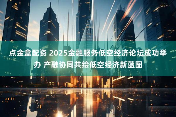点金盒配资 2025金融服务低空经济论坛成功举办 产融协同共绘低空经济新蓝图